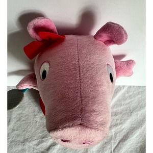 Peppa Pig Oink‎ Along Songs Plush Stuffed Doll Mic 14"